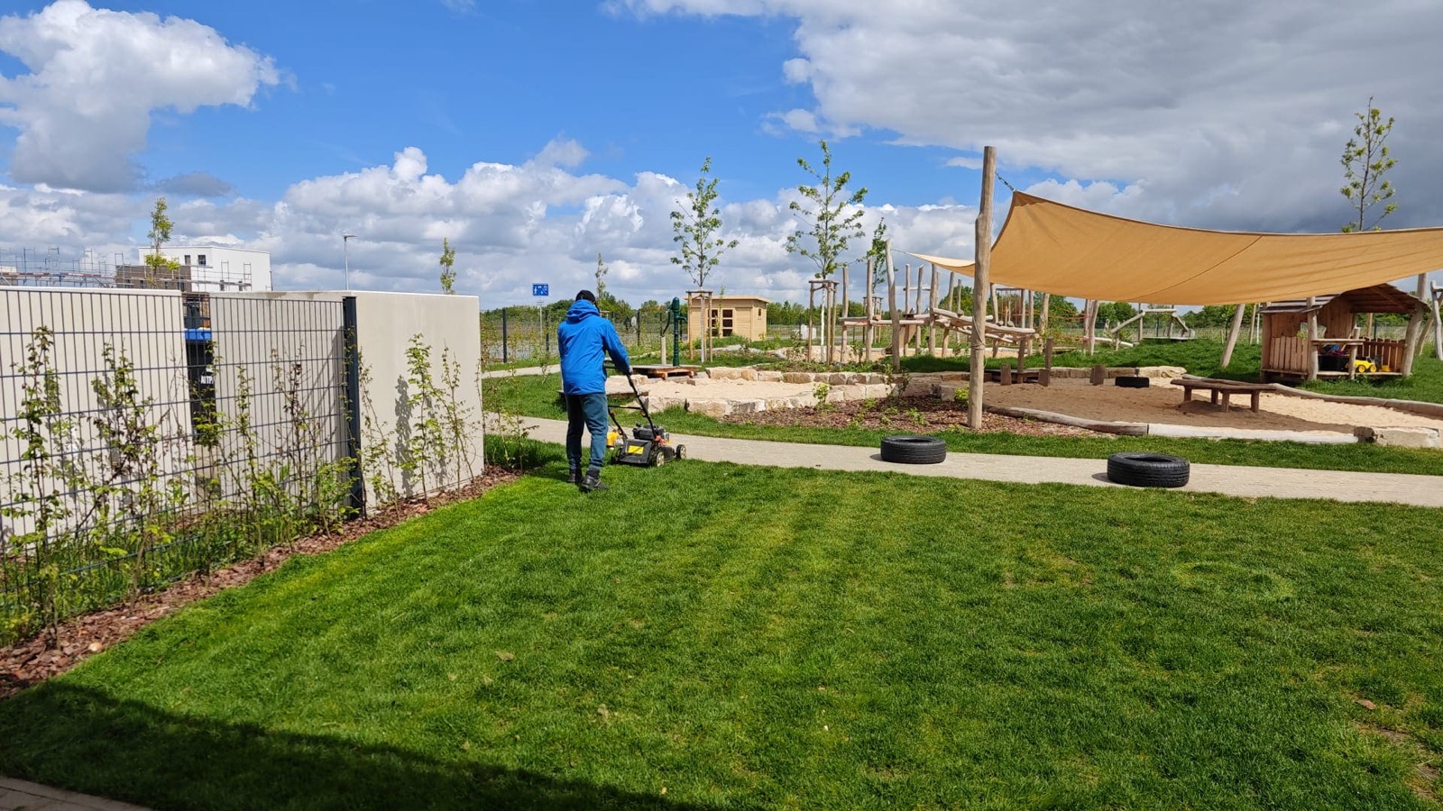 Referenzfoto eines von Volksgarten38 gepflegten Gartens